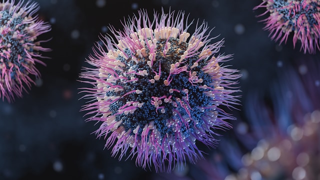 image of a bacteria cartoon